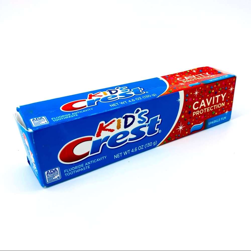 Crest Kid's Fluoride Anti-Cavity Toothpaste Sparkle Fun Flavor 4.6 oz Exp 02/24